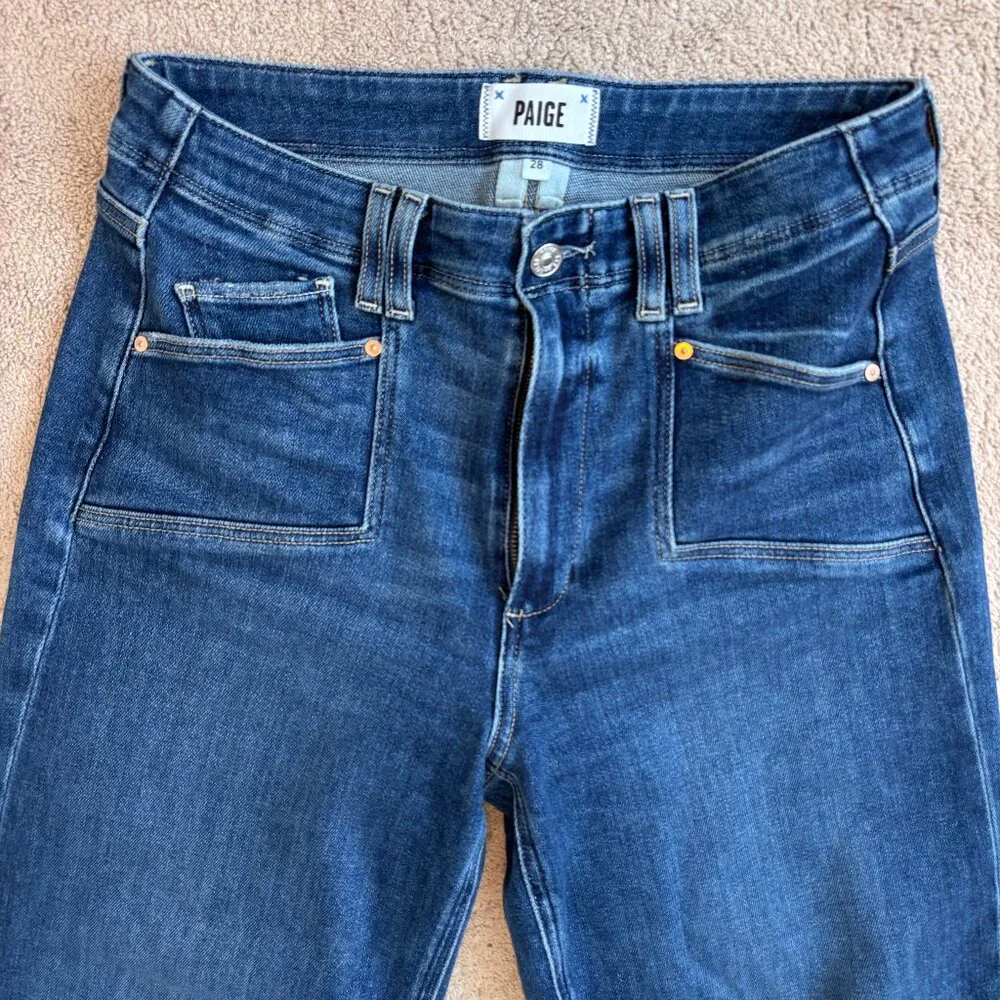 Paige Anessa Wide Leg Jeans Sz 28 - excellent condition - Picture 6 of 10